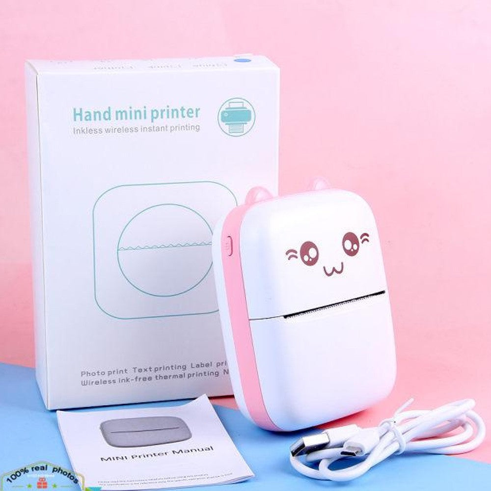 Portable Mini Pocket Printer – Bluetooth Thermal Printer for Photos, Labels & Notes (Ink-Free)