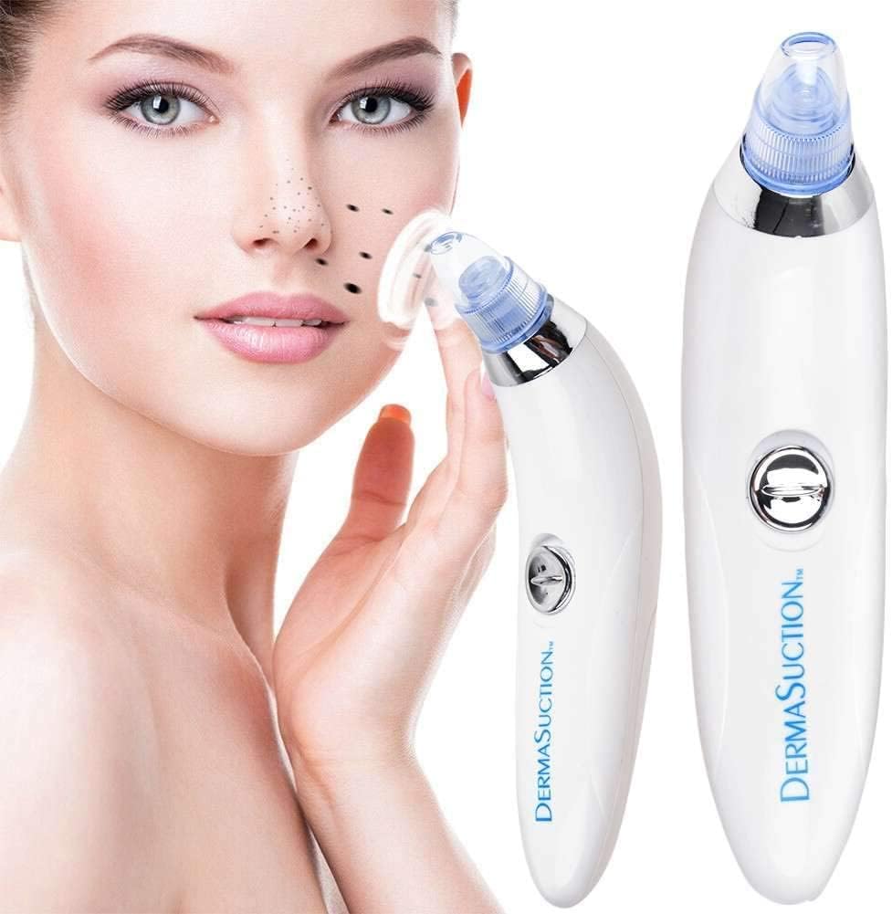Pore Cleaning Device – USB Rechargeable Blackhead Remover Vacuum with 5 Suction Levels & 4 Probes