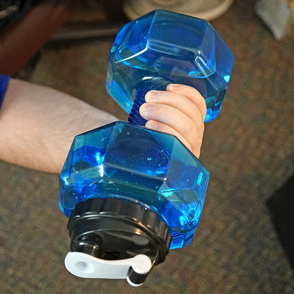 زجاجة مياه على شكل دمبل من لوردكس - زجاجة ترطيب رياضية سعة 1.5 لتر