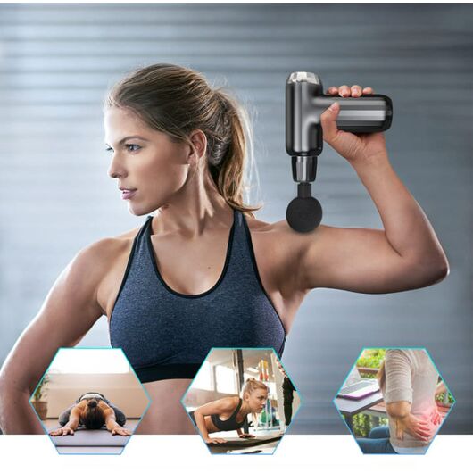 Muscle Massage Gun – Portable Muscle Massager with 6 Vibration Modes & Type-C Charging