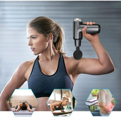 Muscle Massage Gun – Portable Muscle Massager with 6 Vibration Modes & Type-C Charging