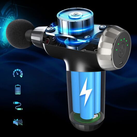 Muscle Massage Gun – Portable Muscle Massager with 6 Vibration Modes & Type-C Charging