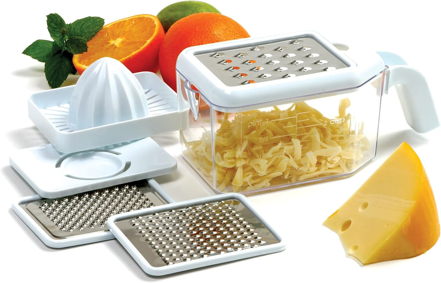 5-in-1 Multi-Grater With Juicer & Egg Separator