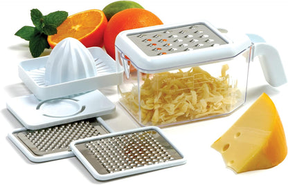 5-in-1 Multi-Grater With Juicer & Egg Separator