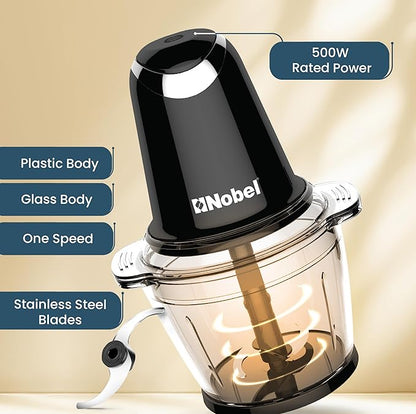 Nobel Electric Food Chopper – Compact Vegetable & Meat Grinder