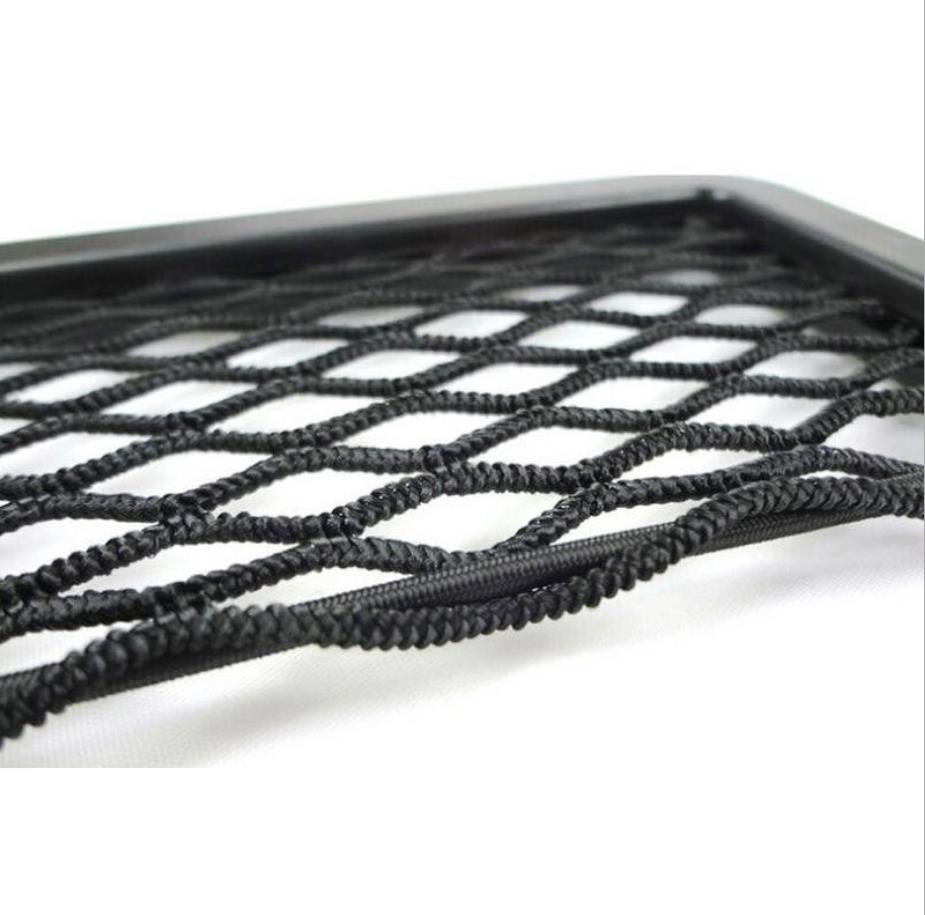 حامل جوال شبكي للسيارة - منظم مرن للهواتف والأغراض الصغيرة | شبكة تخزين مرنة متينة