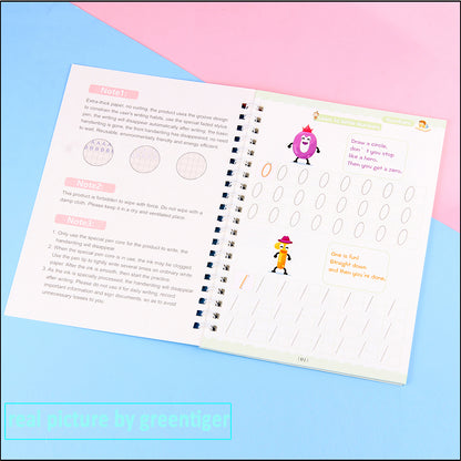 English Handwriting Practice Magic Book